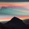 nuage arc en ciel irise cercle polaire arctique rare couv