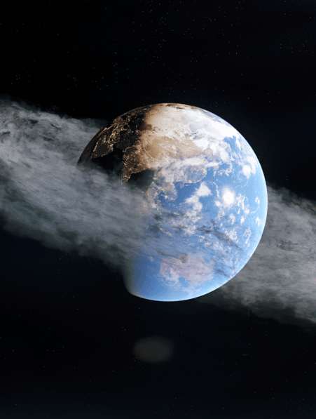 bouclier solaire nuage poussière lunaire climat