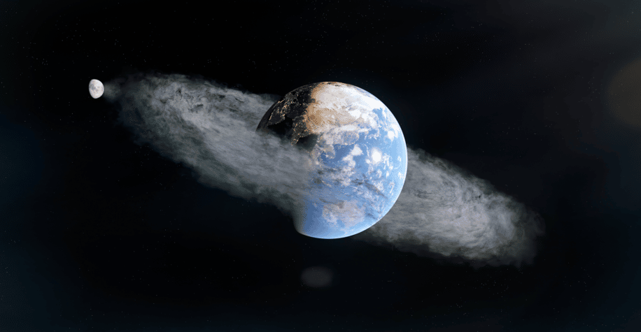 bouclier solaire nuage poussière lunaire climat