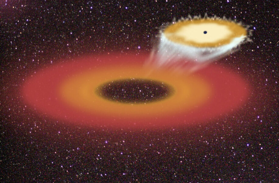 trou noir supermassif éjecté galaxie hôte