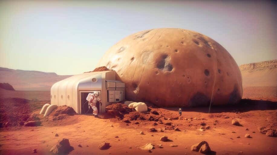 mars habitation pomme de terre beton cosmique