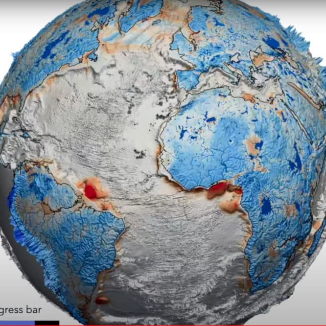modèle surface terrestre évolution