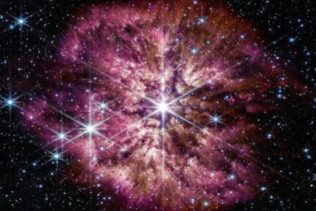 rare etoile wolf rayet 124 james webb supernova couv