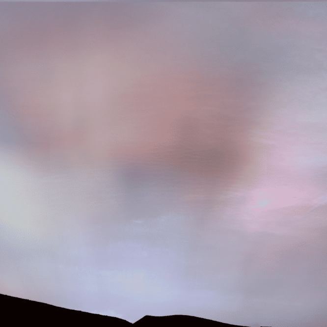 rover curiosity capture image rayons soleil mars