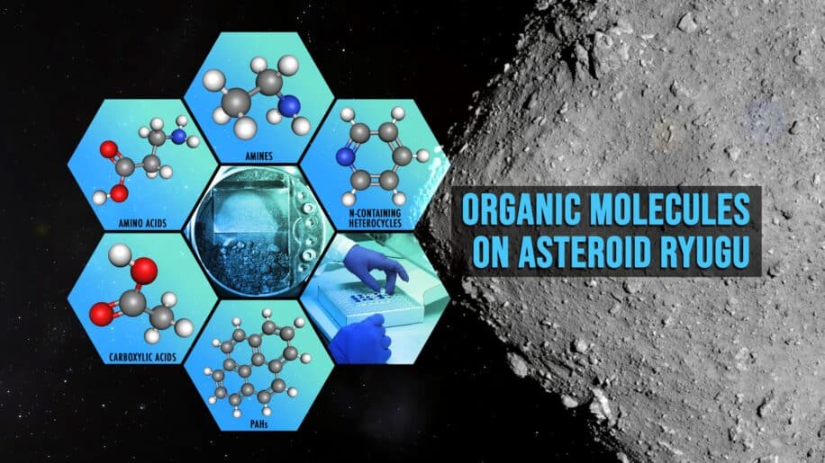 ryugu echantillon molecules organiques precurseurs vie terre couv