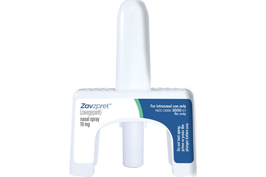 spray nasal anti migraine pfizer inedit couv