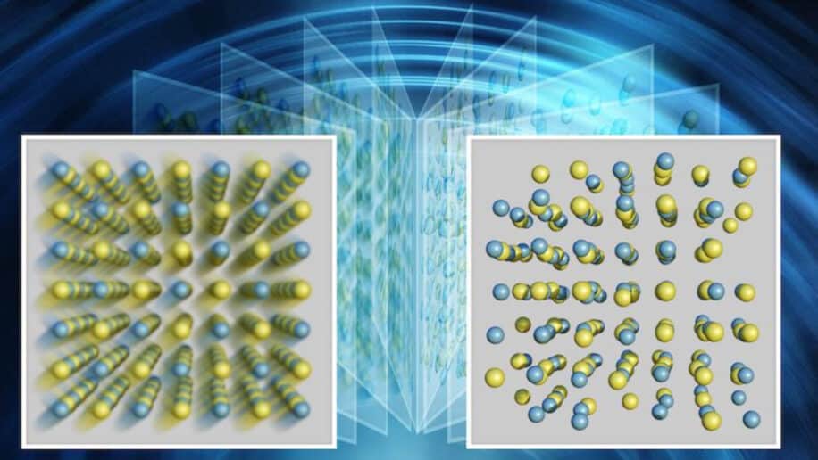 vitesse obturation ultra rapide déplacements atomes matériaux
