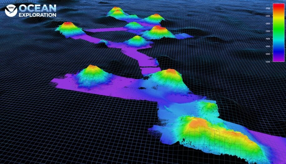 19000 volcans sous marins decouverts grace satellites radars haute definition