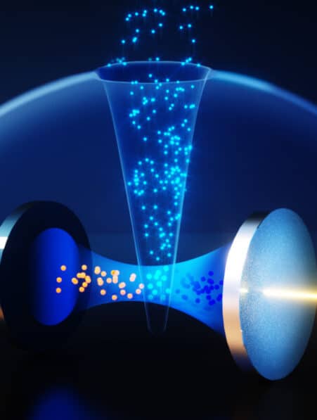 atomes transparents cavité optique