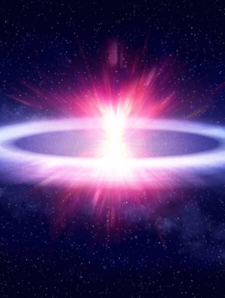 explosion AT2018cow forme aplatie