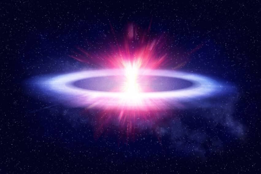 explosion AT2018cow forme aplatie