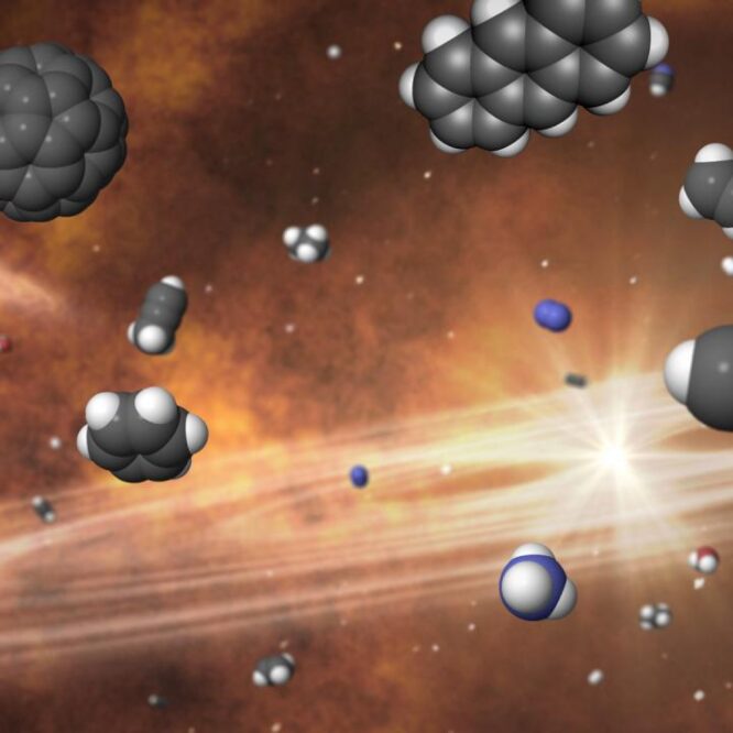 nuage persee molecules prebiotiques apparition vie