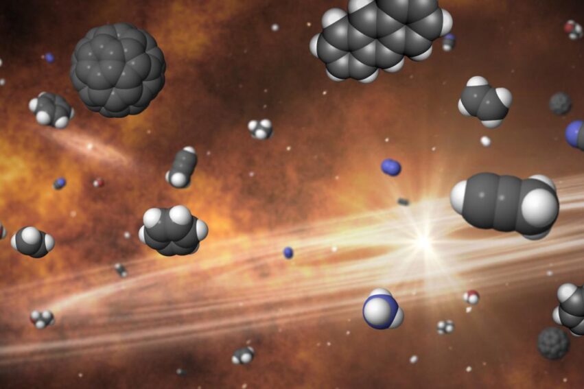 nuage persee molecules prebiotiques apparition vie
