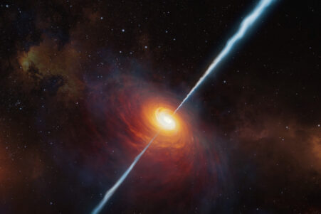 origine quasar resolu collision galaxie couv