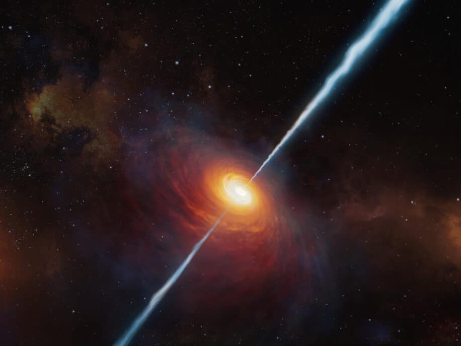 origine quasar resolu collision galaxie couv