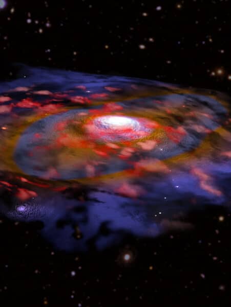 galaxie mature evolution formation univers primitif couv