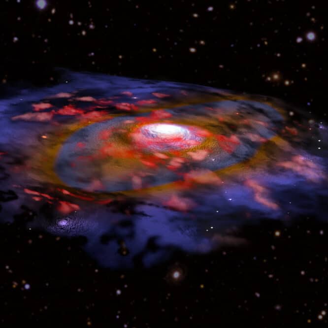 galaxie mature evolution formation univers primitif couv
