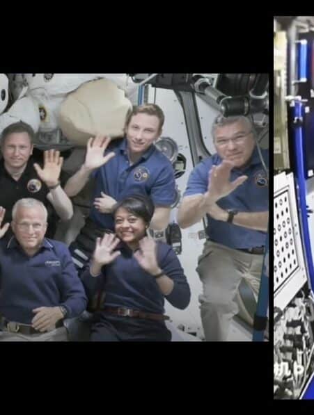 record 17 personnes orbite terrestre simultanement couv