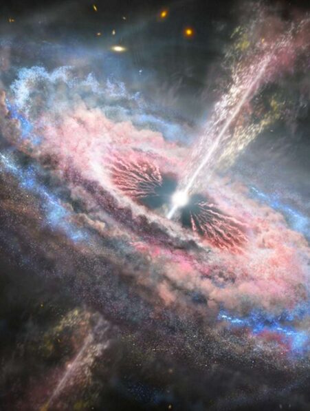 relation quasar galaxie hote univers primitif couv