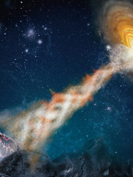jet relativiste impulsion radio microquasar trous noirs