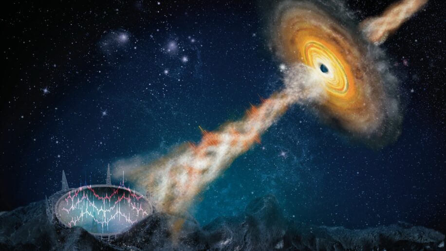 jet relativiste impulsion radio microquasar trous noirs