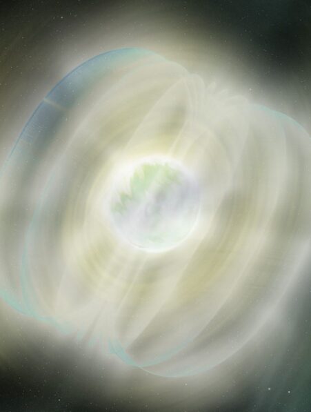 magnetar collision etoile morte asteroide couv