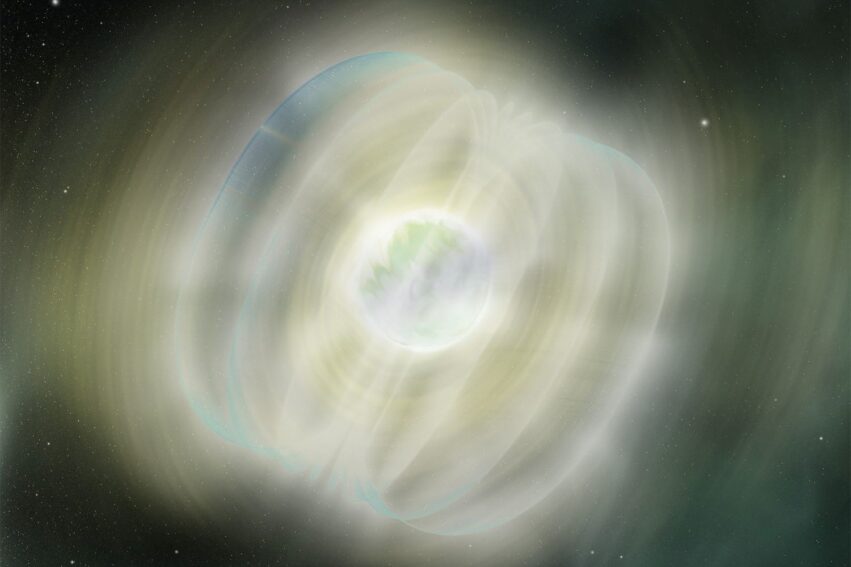 magnetar collision etoile morte asteroide couv