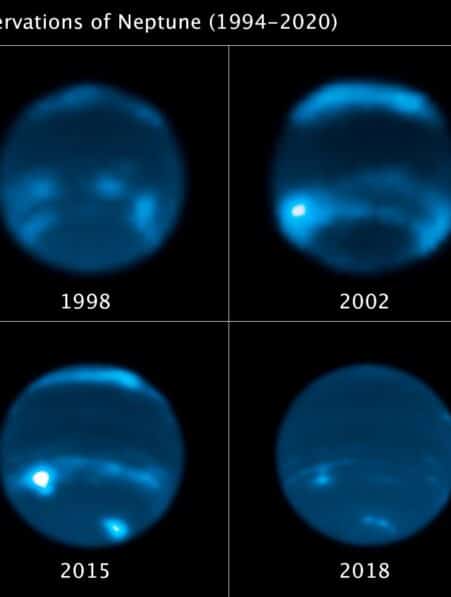 dispration nuages surafce neptune activite solaire couv