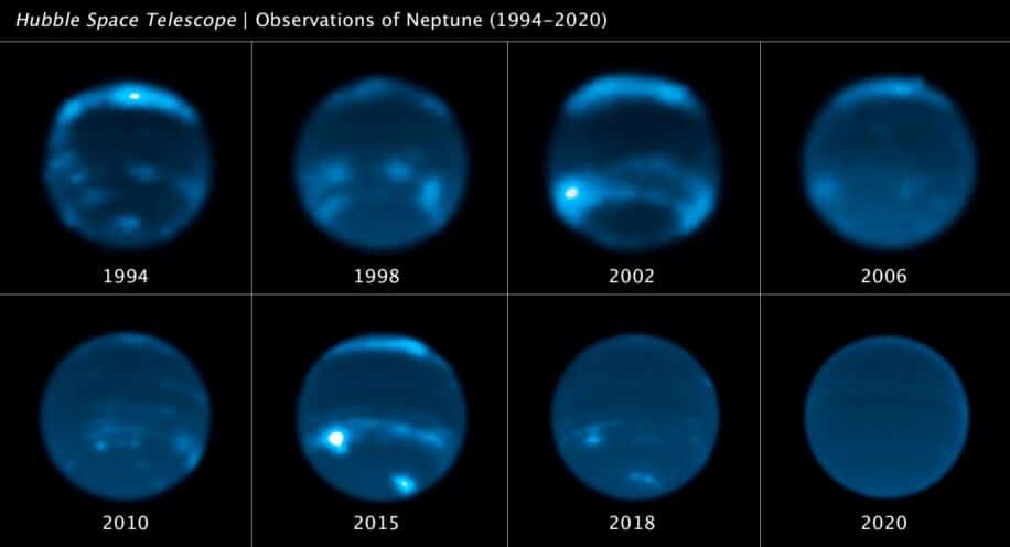 dispration nuages surafce neptune activite solaire couv