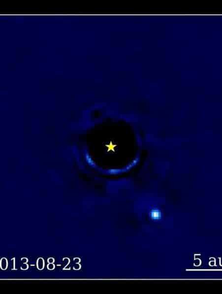 time lapse Beta Pictoris b 17 ans exoplanete couv