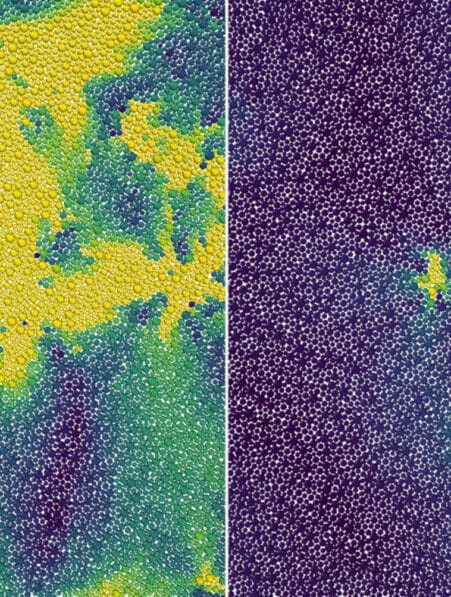 transition phase liquide solide