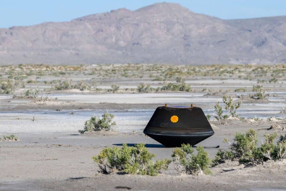 retour capsule echantillon asteroide bennu osiris rex couv