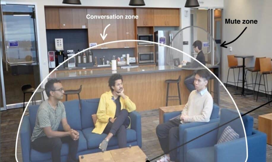 robots acoustiques autonomes zones muettes conversations