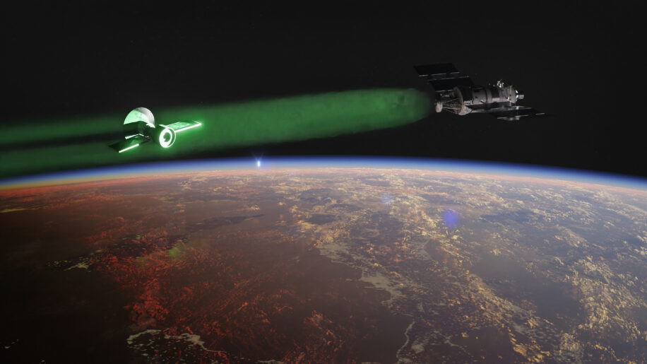 scientifiques creent dispositif rayon tracteur nettoyer debris spatiaux couv 2