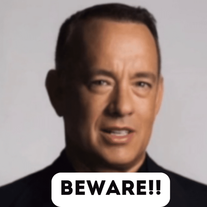 tom hanks mrbeast gayle king celebrites denoncent deepfake