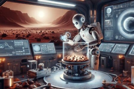 robot autonome ia produire oxygene mars
