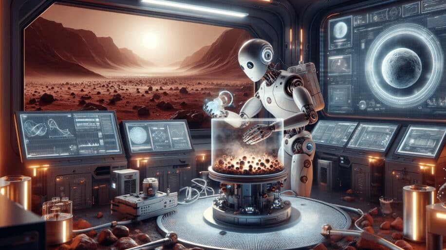 robot autonome ia produire oxygene mars