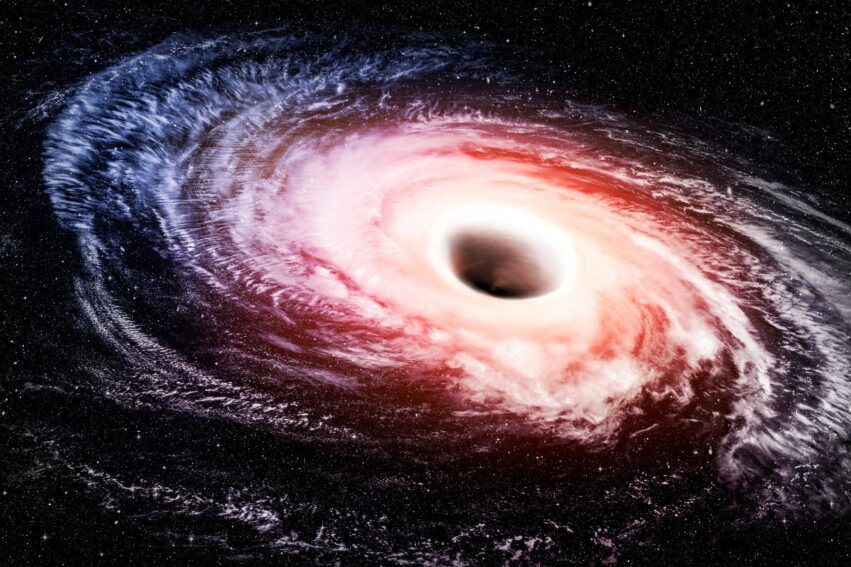 trou noir galaxie signaux