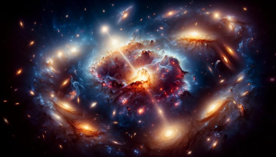 univers lueur extreme 90 pourcent galaxies anciennes revelee par james webb couv