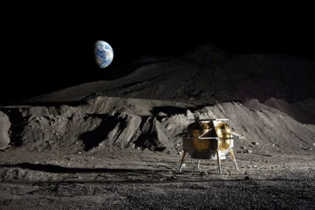 peregrine atterrisseur lunaire nasa 24 decembre 2023 illustration