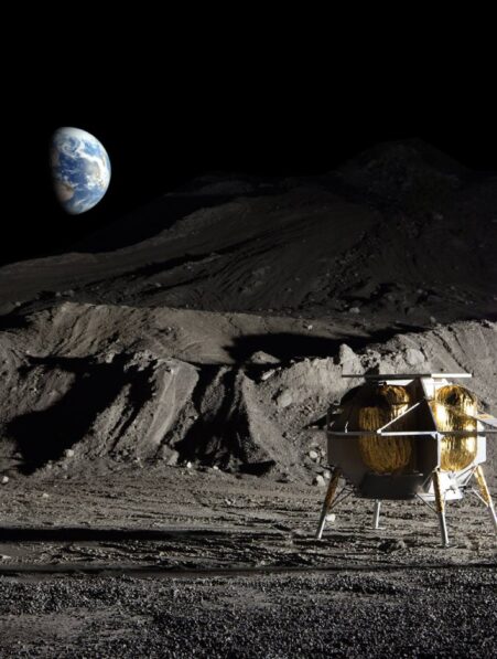 peregrine atterrisseur lunaire nasa 24 decembre 2023 illustration