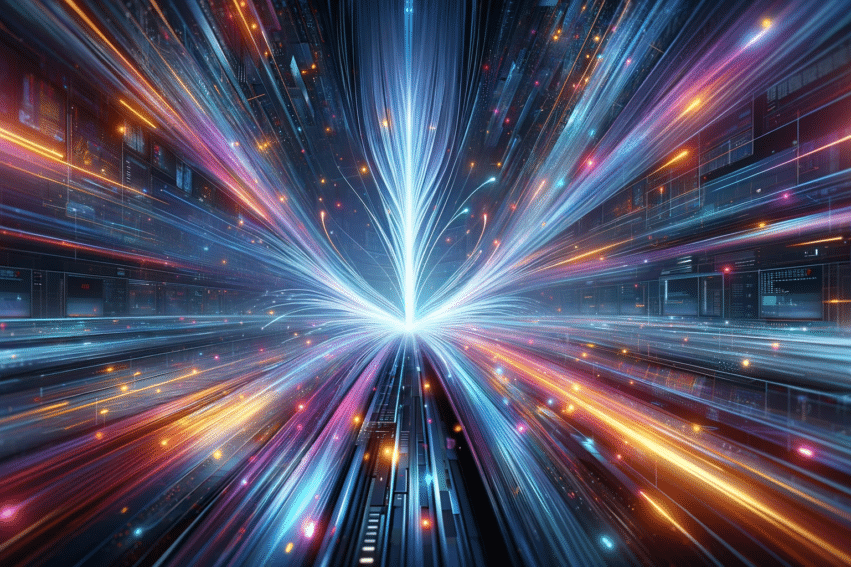 record transmission donnees fibre optique couv