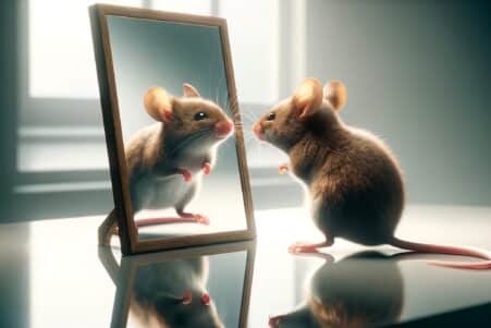 souris reussissent test miroir capables reconnaitre elles memes couv