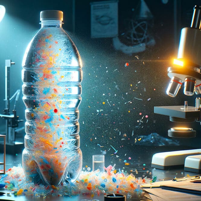 bouteille eau litre contient 240 000 particules plastique couv 2