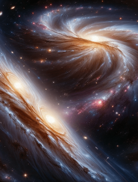 galaxie satellite estimation plus jeune age univers couv