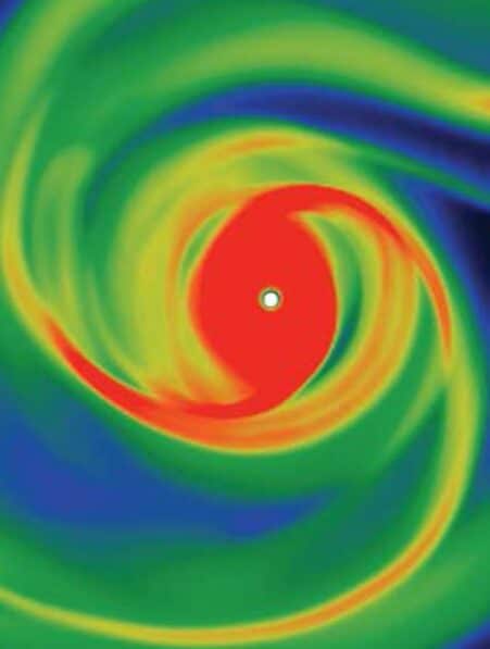 protoplanete non spherique forme aplatie couv