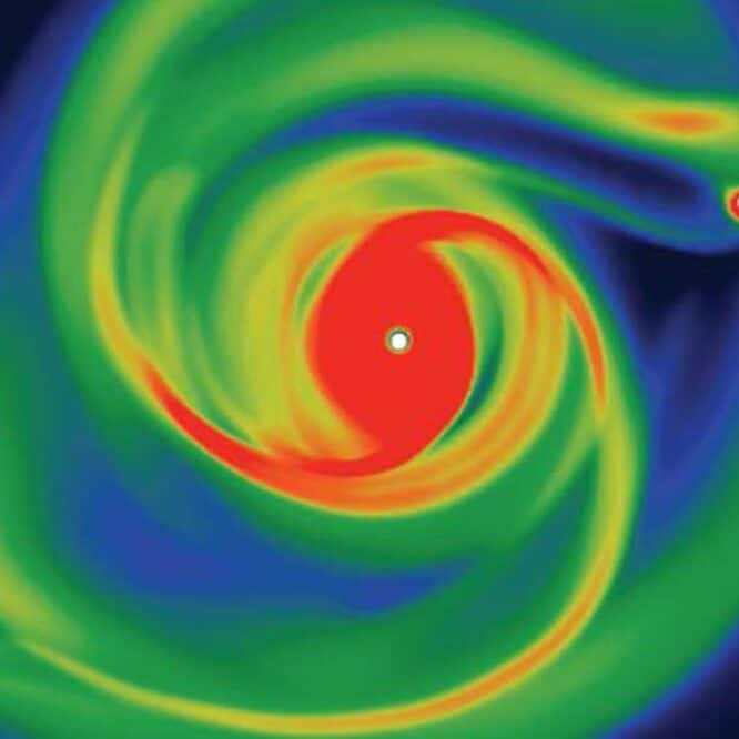 protoplanete non spherique forme aplatie couv