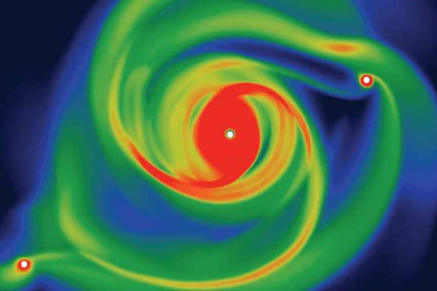 protoplanete non spherique forme aplatie couv