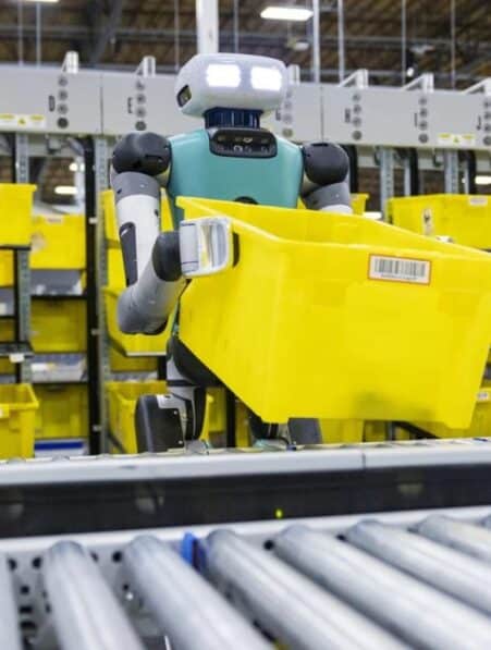 amazon teste robots humanoides dans entrepots couv