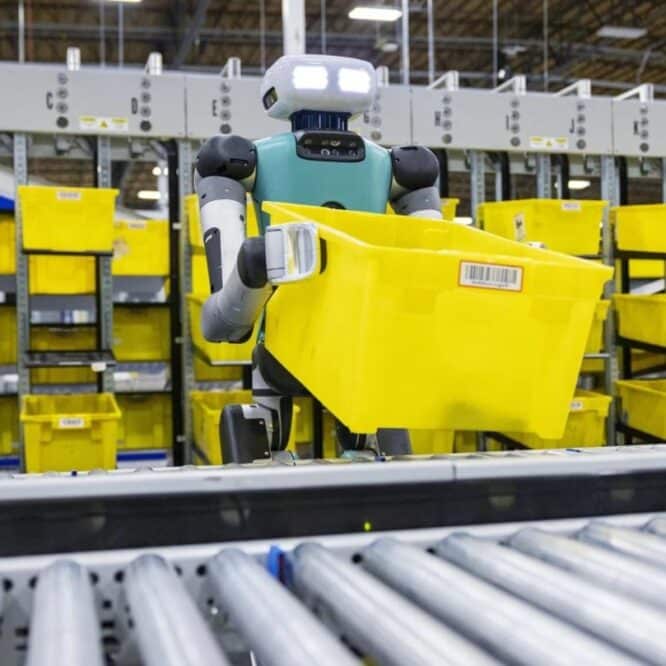 amazon teste robots humanoides dans entrepots couv